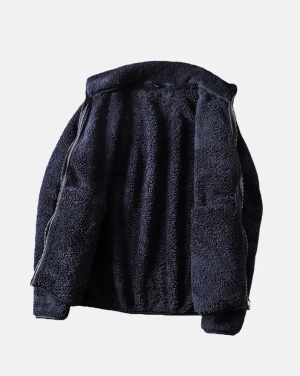 Men’s Warm Polar Fleece hoodie Jacket - Image 3