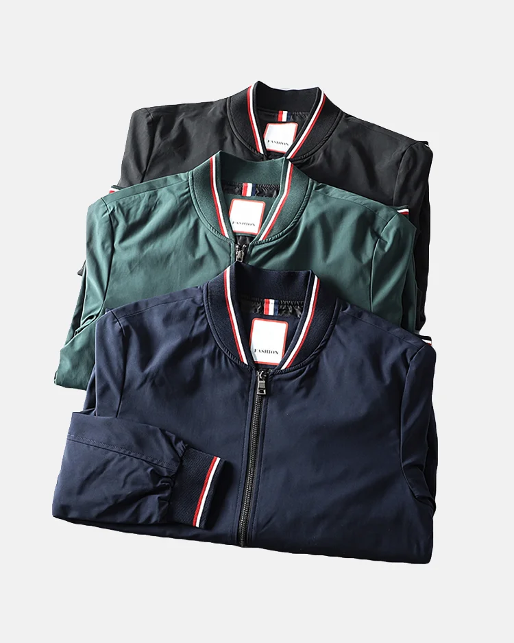 Men’s Baseball Collar Jacket - Image 4