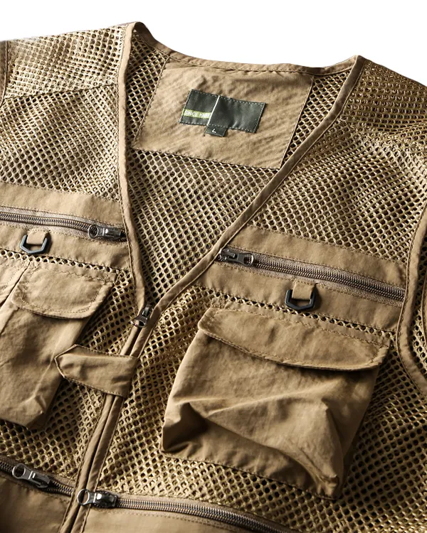 Men’s Outdoor Multi Pocket Fishing Vest - Image 4
